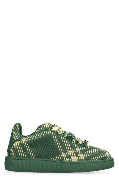 Shop Burberry Box Low-top Sneakers In Green