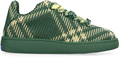 Shop Burberry Box Low-top Sneakers In Green