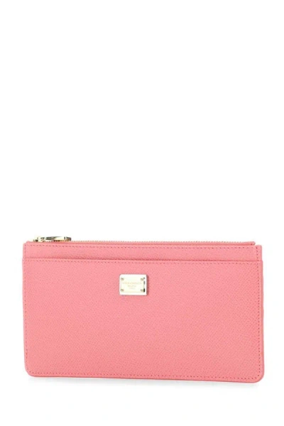 Shop Dolce & Gabbana Wallets In Pink