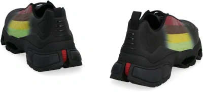 Shop Prada Collision Cross Low-top Sneakers In Black