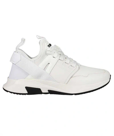 Shop Tom Ford Jago Low-top Sneakers In White