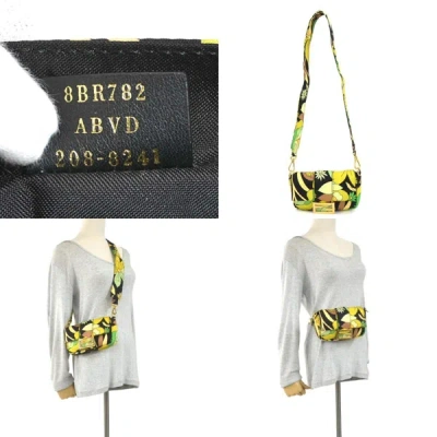 Shop Fendi Baguette Multicolour Synthetic Shoulder Bag ()