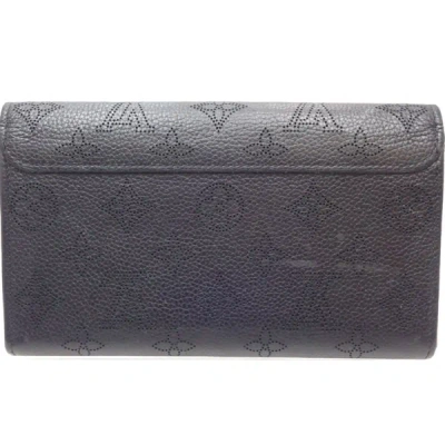 Pre-owned Louis Vuitton Iris Black Leather Wallet  ()