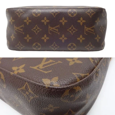 Pre-owned Louis Vuitton Looping Mm Brown Canvas Tote Bag ()