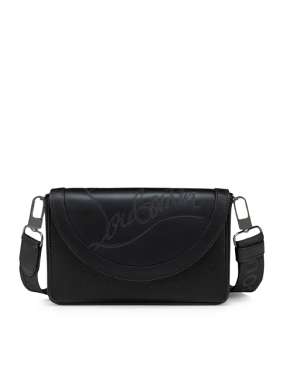 Shop Christian Louboutin Explorafunk Wallet With Chain In Black