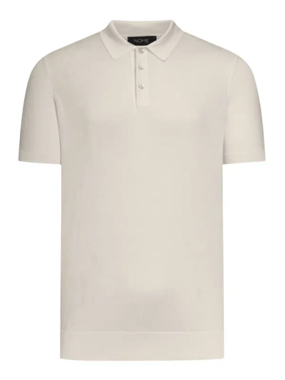 Shop Nome Short-sleeved Polo Shirt In Nude & Neutrals