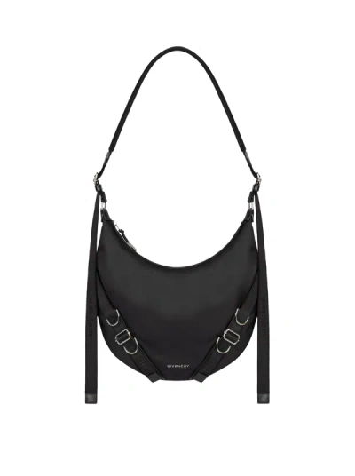 Shop Givenchy Voyou Crossbody Bag In Nylon In Black