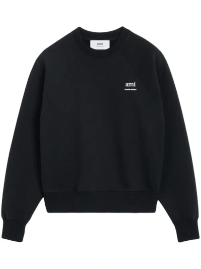 Shop Ami Alexandre Mattiussi Ami Paris Sweaters In Black