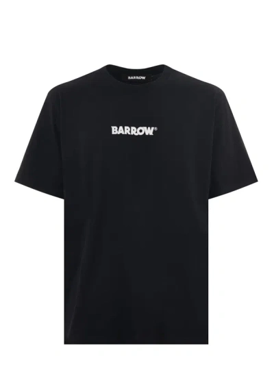 Shop Barrow T-shirts And Polos Black In Nero
