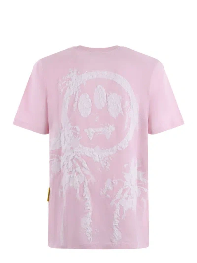 Shop Barrow Cotton T-shirt In Rosa