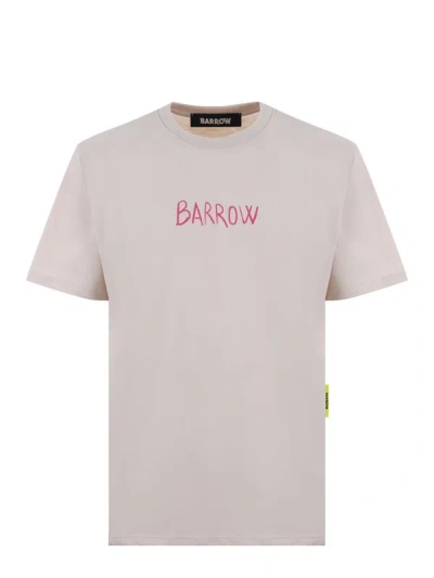 Shop Barrow T-shirts And Polos Sand In Sabbia