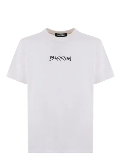 Shop Barrow T-shirts And Polos White In Bianco