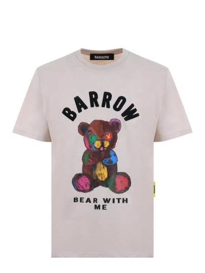 Shop Barrow T-shirts And Polos Sand In Sabbia
