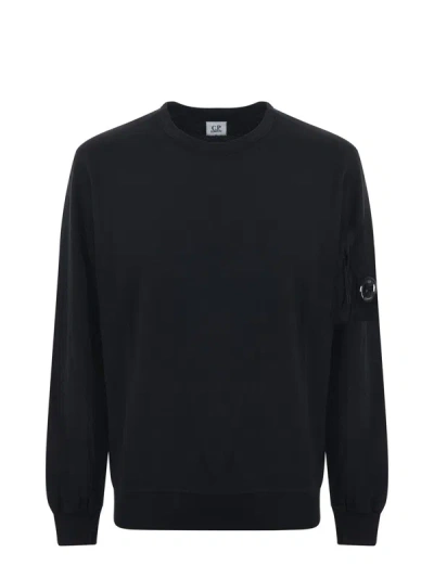 Shop C.p. Company Lightweight Sweatshirt  In Nero