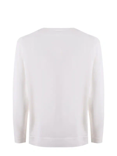 Shop C.p. Company Sweaters White In Bianco