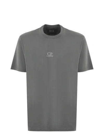 Shop C.p. Company T-shirts And Polos In Verde Salvia