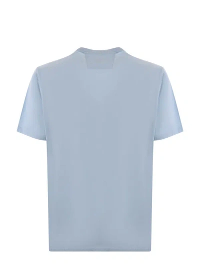 Shop C.p. Company T-shirts And Polos Light Blue In Celeste