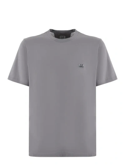 Shop C.p. Company T-shirts And Polos Grey In Grigio