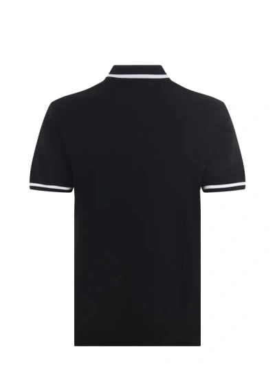 Shop Versace Jeans Couture T-shirts And Polos Black In Nero