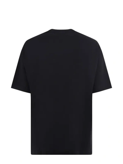 Shop Versace Jeans Couture T-shirts And Polos Black In Nero