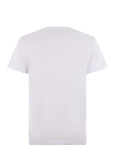 Shop Versace Jeans Couture T-shirts And Polos White In Bianco
