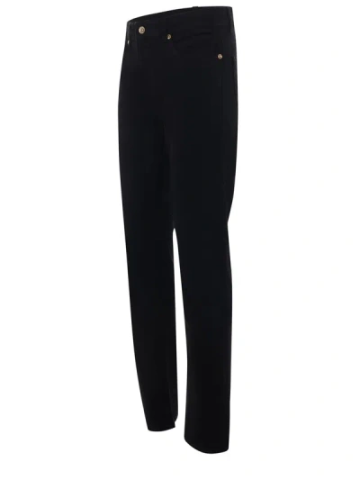 Shop Versace Jeans Couture Trousers Black In Nero