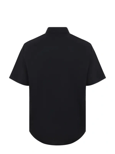 Shop Versace Jeans Couture Shirts Black In Nero
