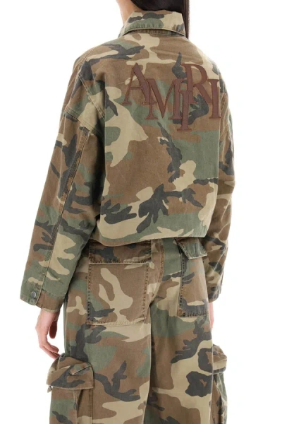 Shop Amiri "workwear Style Camouflage Jacket