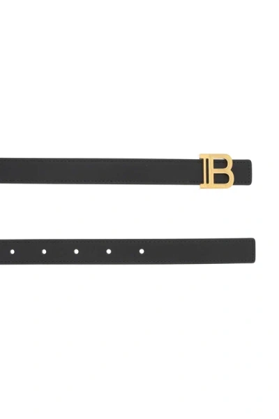 Shop Balmain Leather B Belt Waist