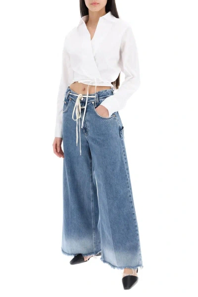 Shop Closed Flare Morus Jeans With Distressed Details