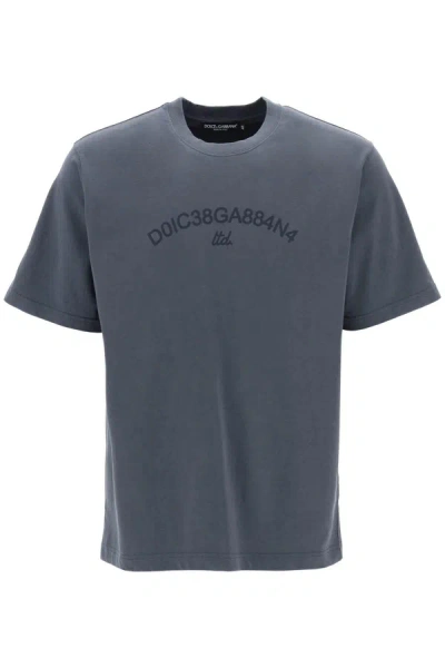 Shop Dolce & Gabbana Cotton T Shirt With Logo Print