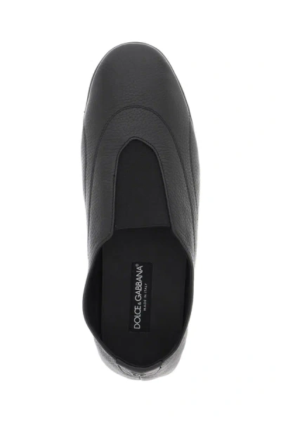 Shop Dolce & Gabbana Leather Slipper For