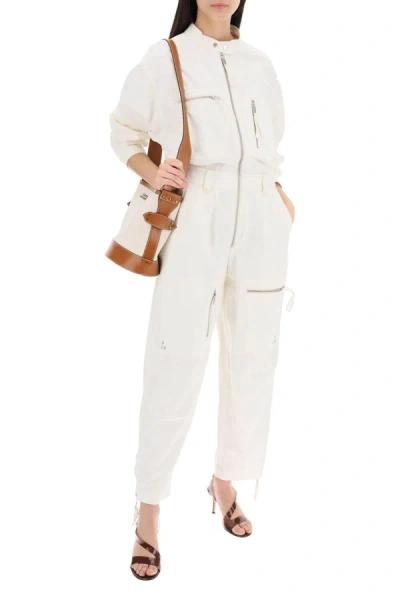Shop Marant Etoile Isabel  Cotton Workwear Jumpsuit