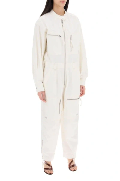 Shop Marant Etoile Isabel  Cotton Workwear Jumpsuit