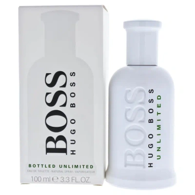 Shop Hugo Boss Boss Bottled Unlimited By  For Men - 3.3 oz Edt Spray In Green