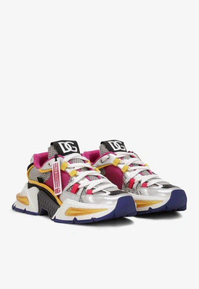 Shop Dolce & Gabbana Airmaster Low-top Sneakers In Multicolor