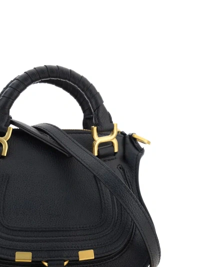 Shop Chloé Women Marcie Handbag In Black