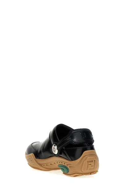Shop Fendi Men ' Lab' Clog In Black
