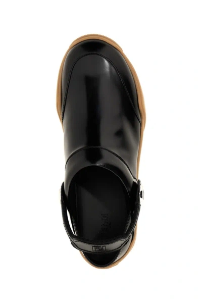 Shop Fendi Men ' Lab' Clog In Black