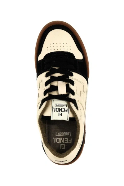 Shop Fendi Men ' Match' Sneakers In Multicolor