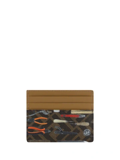 Shop Fendi Men Card Holder In Multicolor