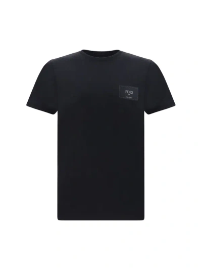 Shop Fendi Men T-shirt In Black