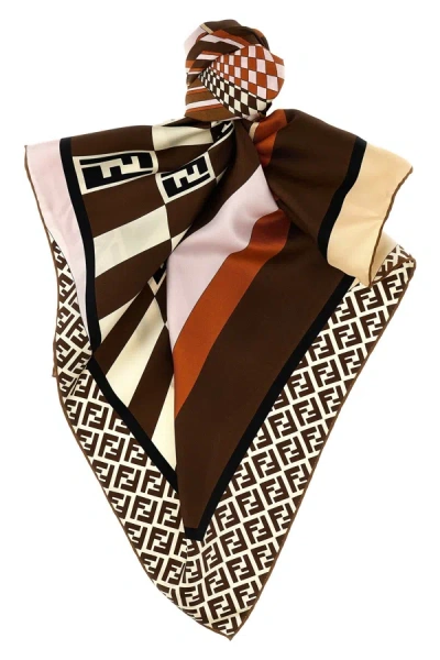 Shop Fendi Women '' Scarf In Multicolor