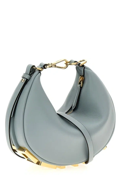 Shop Fendi Women 'graphy Mini' Handbag In Blue