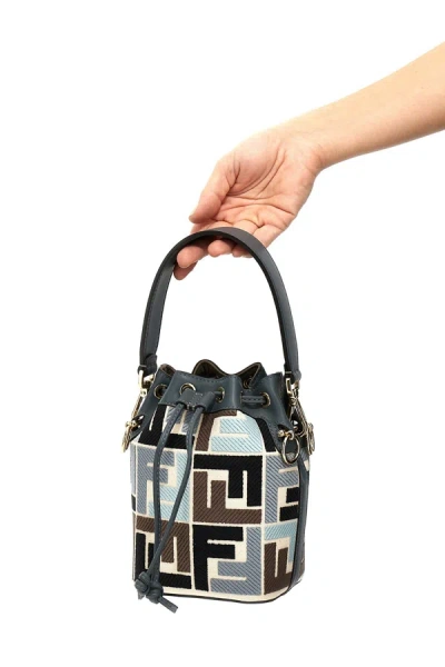 Shop Fendi Women 'mon Tresor' Mini Bucket Bag In Green