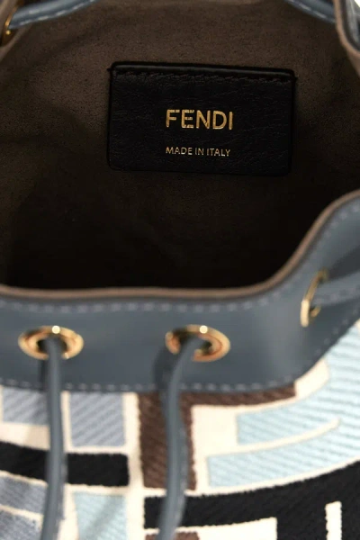 Shop Fendi Women 'mon Tresor' Mini Bucket Bag In Green