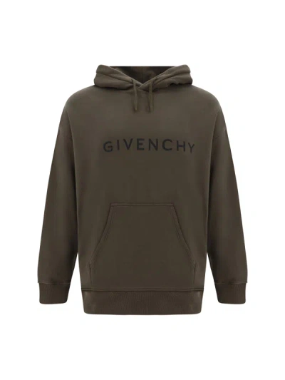 Shop Givenchy Men Hoodie In Green