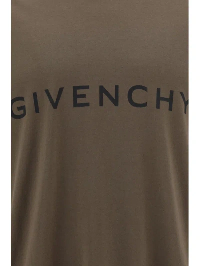 Shop Givenchy Men T-shirt In Green