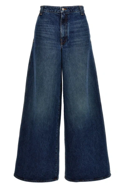 Shop Khaite Women 'jacob' Jeans In Blue