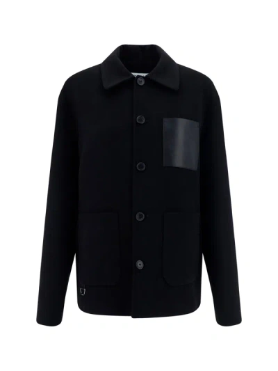 Shop Loewe Men Workwear Jacket In Black